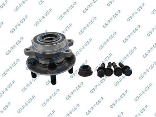 GSP Radlagersatz 9327061K Vorne Links, Vorne Rechts, Hinten Links, Hinten Rechts Außendurchmesser: 136mm mit integriertem magnetischen Sensorring, mit integriertem ABS-Sensor von GSP
