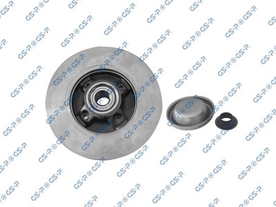 Gsp 1x Bremsscheibe Hinten Voll mit Radlager [Hersteller-Nr. 9230148K] für Citroën, Ds, Peugeot von GSP