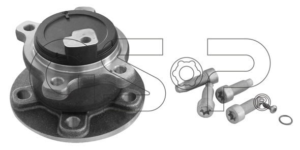 Radlagersatz Hinterachse beidseitig GSP 9400253K Radlagersatz Hinterachse beidseitig GSP 9400253K von GSP
