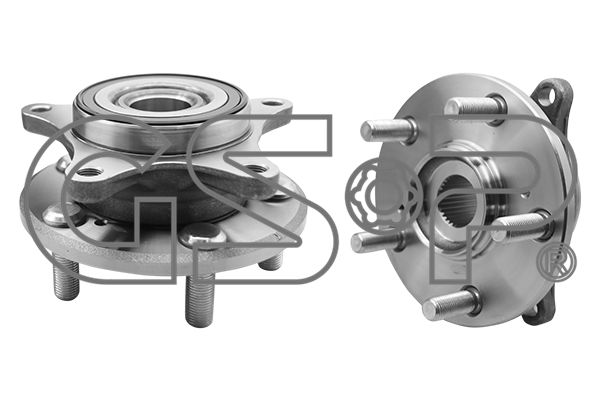 Radlagersatz Vorderachse beidseitig GSP 9330079 von GSP