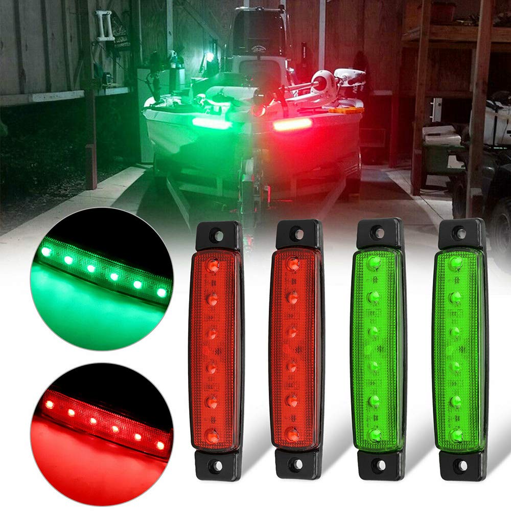 GSRECY 4 x LED Navigationsleuchte 12V für Boot, Heck, Elektroboot und Skiff GSRECY 4 x LED Navigationsleuchte 12V für Boot, Heck, Elektroboot und Skiff von GSRECY