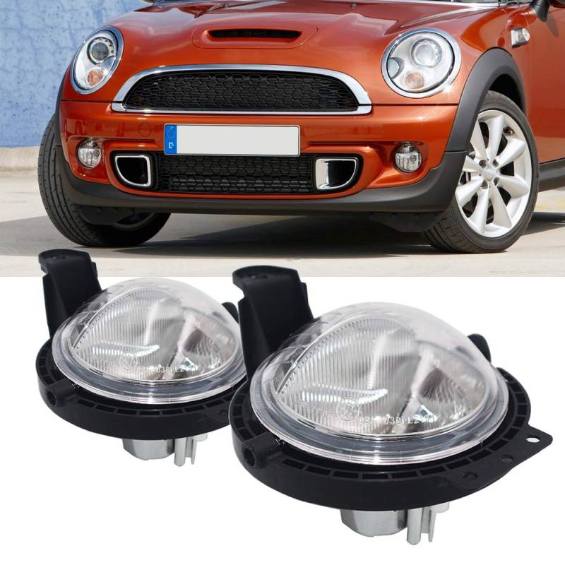 GSRECY Für 2007–2015 Mini R55 R56 R57 R58 R59 Frontstoßstangen-Nebelscheinwerfer (2 Stück) von GSRECY