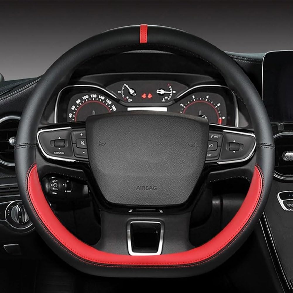 Auto Lenkradbezug Für VW Tiguan 2015-2021, Lenkradhülle Anti Rutsch Atmungsaktiv Lenkrad Abdeckung Lenkradschoner Lenkradschutz Innere Zubehör,C-D Auto Lenkradbezug Für VW Tiguan 2015-2021, Lenkradhülle Anti Rutsch Atmungsaktiv Lenkrad Abdeckung Lenkradschoner Lenkradschutz Innere Zubehör,C-D von GTALIJHN