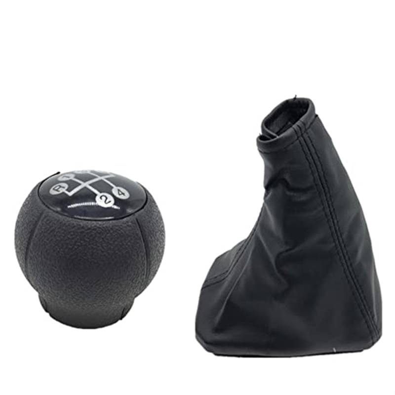 Für OPEL Für Corsa C Auto Schaltknauf Hebel Gamasche Boot Auto Parkplatz Handbremse Griffe Fall Auto Schaltknauf Kopf Schaltknöpfe Kopf(‎2pcs Gear Knob Cover) von GTDTKGANAK