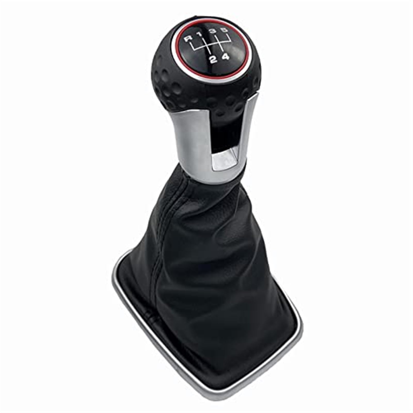 Für VW Für Golf 4 IV MK4 Für GTI R32 Für Bora Für Jetta 1999 2000-2004 Auto Schaltknauf Gamasche Boot Abdeckung Fall Kragen Hebel Shifter Schaltknöpfe Kopf(‎5 Speed E) von GTDTKGANAK
