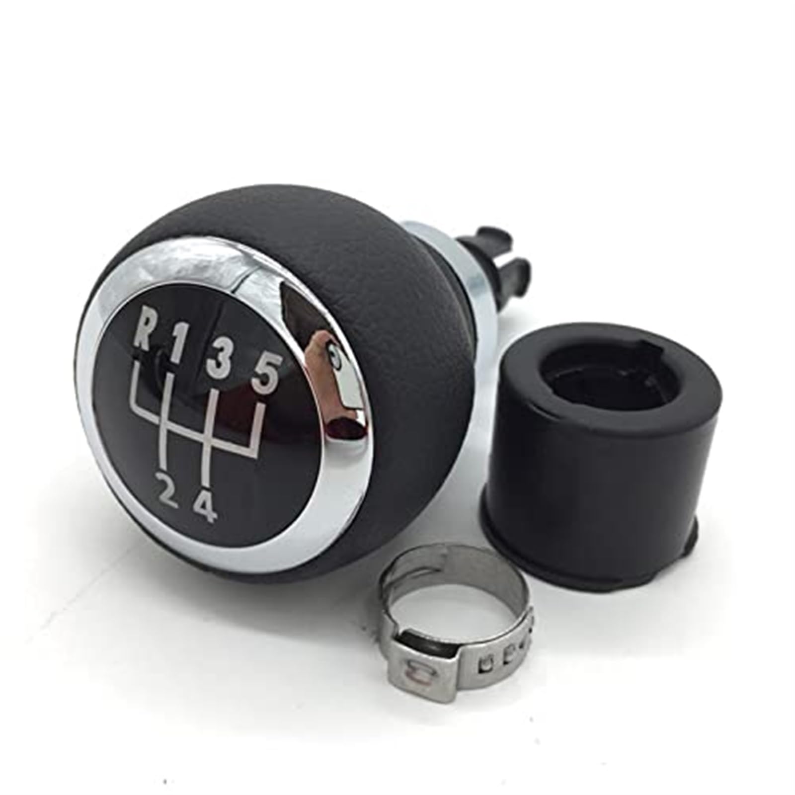 Für VW Für Passat B6 2005 2006 2007 2008 2009 2010 2011 5/6 Geschwindigkeit Auto Manuelle Schaltknauf Gaitor Rahmen Boot Schaltknöpfe Kopf(‎5 Speed Gearknob) von GTDTKGANAK