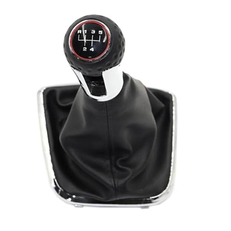 Für VW für Polo 6R 2009 2010 2011 2012 2013 2014 Auto 5/6-Gang-Schaltknauf Hebel Gaitor Kofferraumabdeckung 5-Gang-Schaltknauf Schaltknöpfe Kopf(‎R12345 Type 2) von GTDTKGANAK