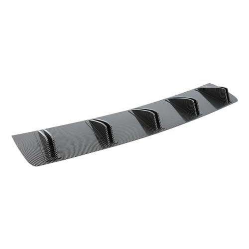 Heckspoiler Für Benz W212 W211 E-Klasse E350 E250 Autospoilerflügel 5 Lamellen Heckdiffusor Stoßstange Splitter Universal 81,5 cm Body Kit Autoheckflügel Heckspoiler(Carbon Fiber Look) von GTDTKGANAK
