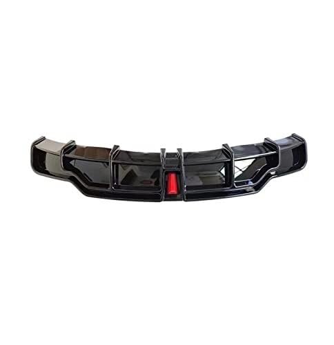 Heckspoiler Heckstoßstangen-Diffusorlippe Für Tesla Für Modell 3 Für Modell Y Limousine 2017–2023 Mit Kofferraumdeckel-Abdeckungssplitter Heckspoiler(Black) von GTDTKGANAK