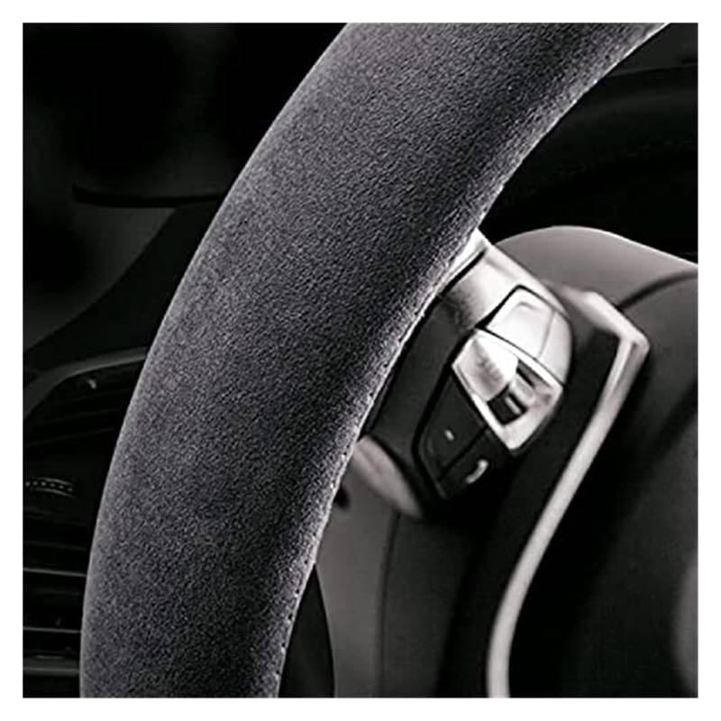 Lenkradbezug für Autos Für 1 Serie F20 F21 M135i M140i M235i M240i Für X1 F48 Für X2 F39 Für X3 F25 Schwarz Wildleder Auto Lenkrad Abdeckung Schutz von GTDTKGANAK
