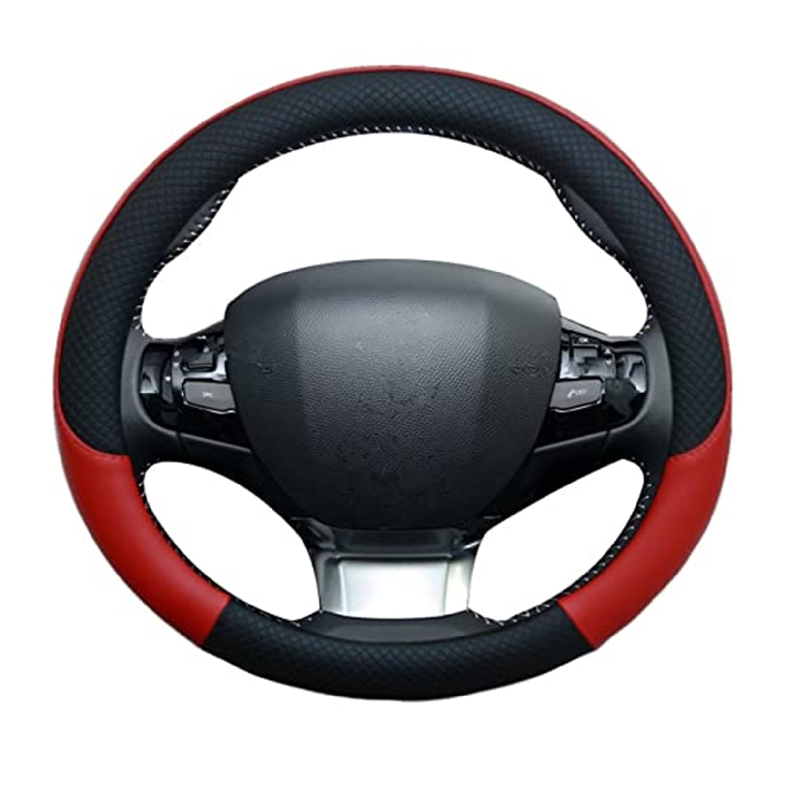 Lenkradbezug für Autos Für 308 2014 2015 2016 2017 2018 2019 2020 II T9 308 SW 308 308 CC Auto Lenkrad Abdeckung Plaid rutschfeste Innen Schutz(5) von GTDTKGANAK