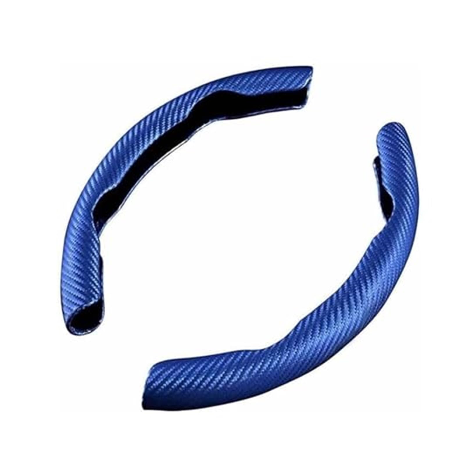 Lenkradbezug für Autos Für Benz Für S-Klasse W220 W221 W222 W223 Segmentierter, atmungsaktiver, Rutschfester Carbonfaser-Lenkradschutz Schutz(Blue) von GTDTKGANAK