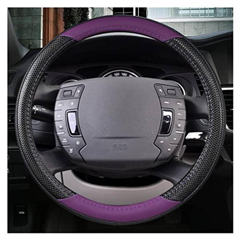 Lenkradbezug für Autos Für Citroen C2 Für C3 C4L Für Berlingo Für C5 Für C-Elysee Für C-Triomphe C1 Für C4 Für C3 XR D Form O Form Auto lenkrad Abdeckung Schutz(E-o) von GTDTKGANAK
