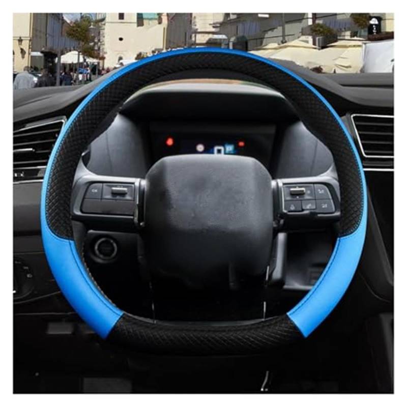 Lenkradbezug für Autos Für Citroen Für C4 2021 2022 2023 37 cm Auto Lenkrad Abdeckung Nicht-Slip Auto Lenkung Abdeckung Lenkrad hülse Schutz(2) von GTDTKGANAK
