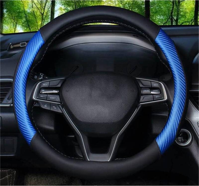 Lenkradbezug für Autos Für Hyundai Für Coupe Für Elantra V Für Genesis Für Tiburon Für Tuscani Für Veloster Für Tuscani Für Veloster Lenkradschutz Schutz(B Blue) von GTDTKGANAK