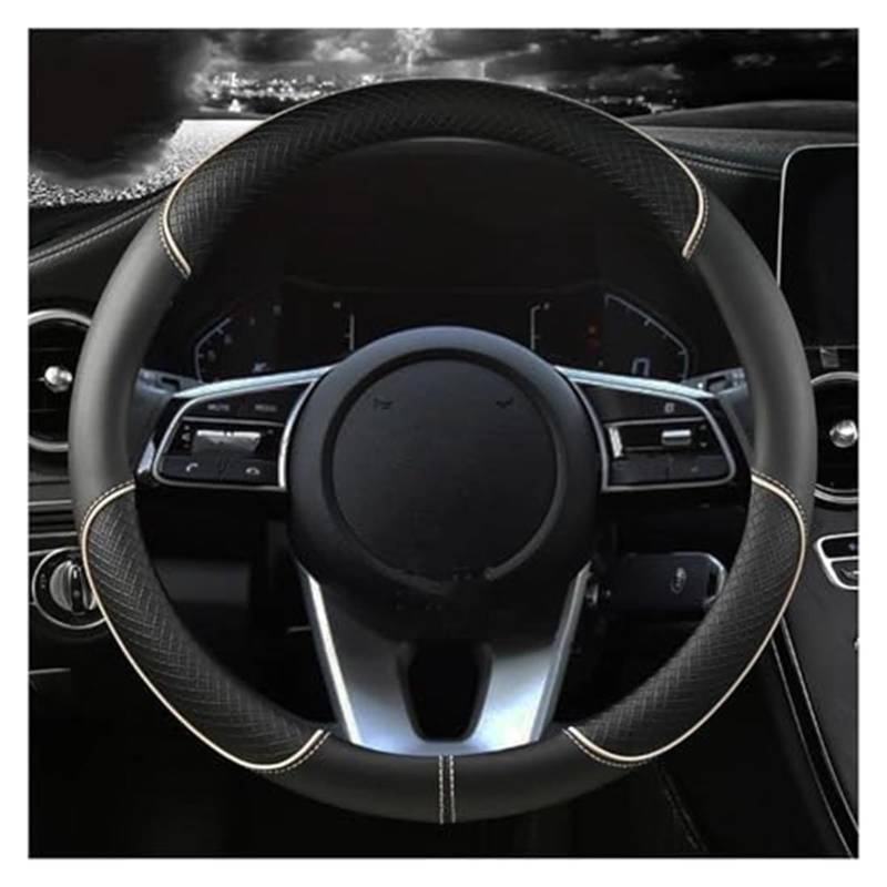 Lenkradbezug für Autos Für Kia Für Ceed Für Sportage Für Picanto Für Cerato O Form D Form PU Leder Lenkung Haube Lenkrad schutzhülle Schutz(2 O Shape) von GTDTKGANAK