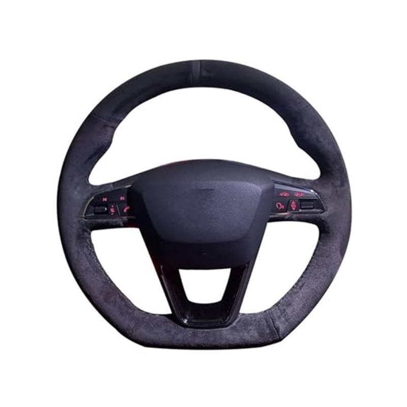 Lenkradbezug für Autos Für Seat Für Leon Für Cupra Für R Für Leon Für ST Für Cupra Für Leon Für ST Für Ateca für Ateca Auto Lenkrad Abdeckung Schutz von GTDTKGANAK