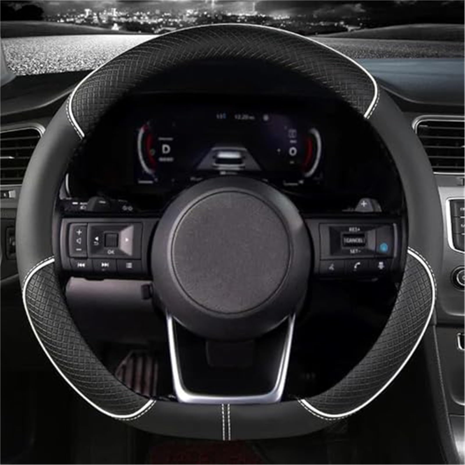 Lenkradbezug für Autos Für Sitz Für Arona 2017 2018 2019 2020 Für Heavy Für Duty Auto Lenkrad Abdeckung Leder Anti-Slip atmungsaktiv Schutz(‎A) von GTDTKGANAK