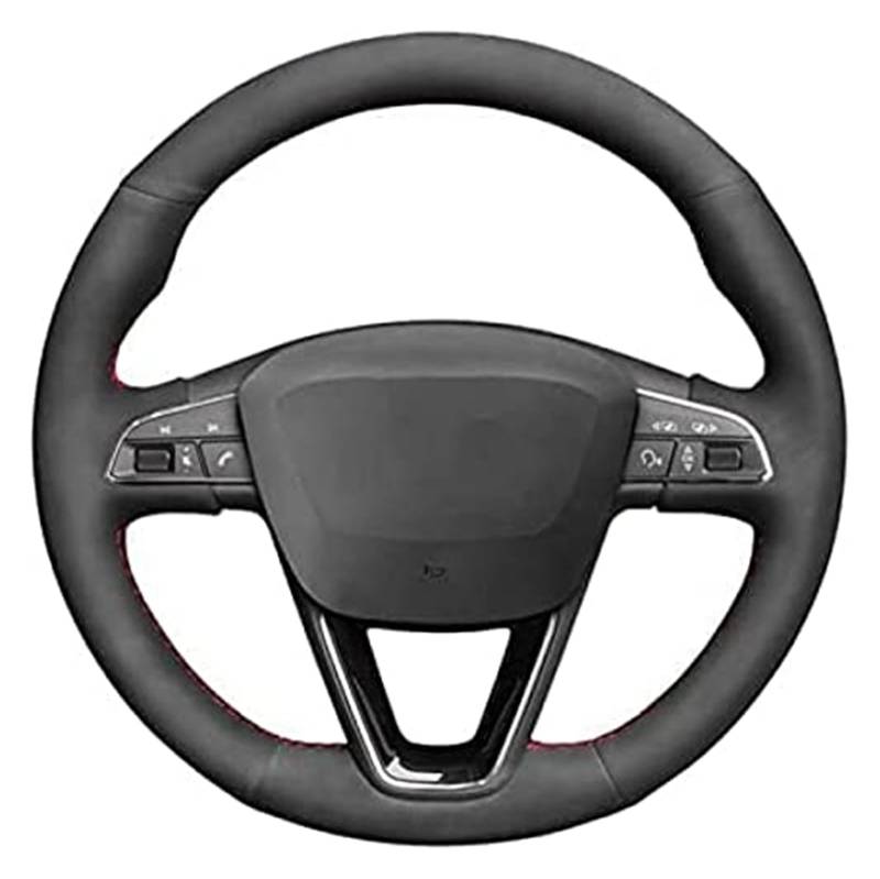 Lenkradbezug für Autos Für Sitz Für Leon 5F Mk3 2013-2019 Für Ibiza 6J Für Tarraco Für Arona Für Ateca Für Alhambra 2016-2019 Auto Lenkrad Abdeckung Schutz(Blue) von GTDTKGANAK