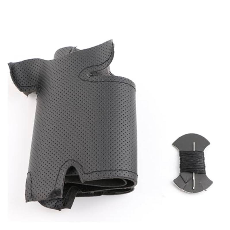 Lenkradbezug für Autos Für Toyota Für Celica 1998-2005 Für RAV4 1998 1999 2000 2001 2002 2003 Für Corolla 2003 Hand Nähen Auto Lenkrad Abdeckung DIY Schutz(Black Thread) von GTDTKGANAK