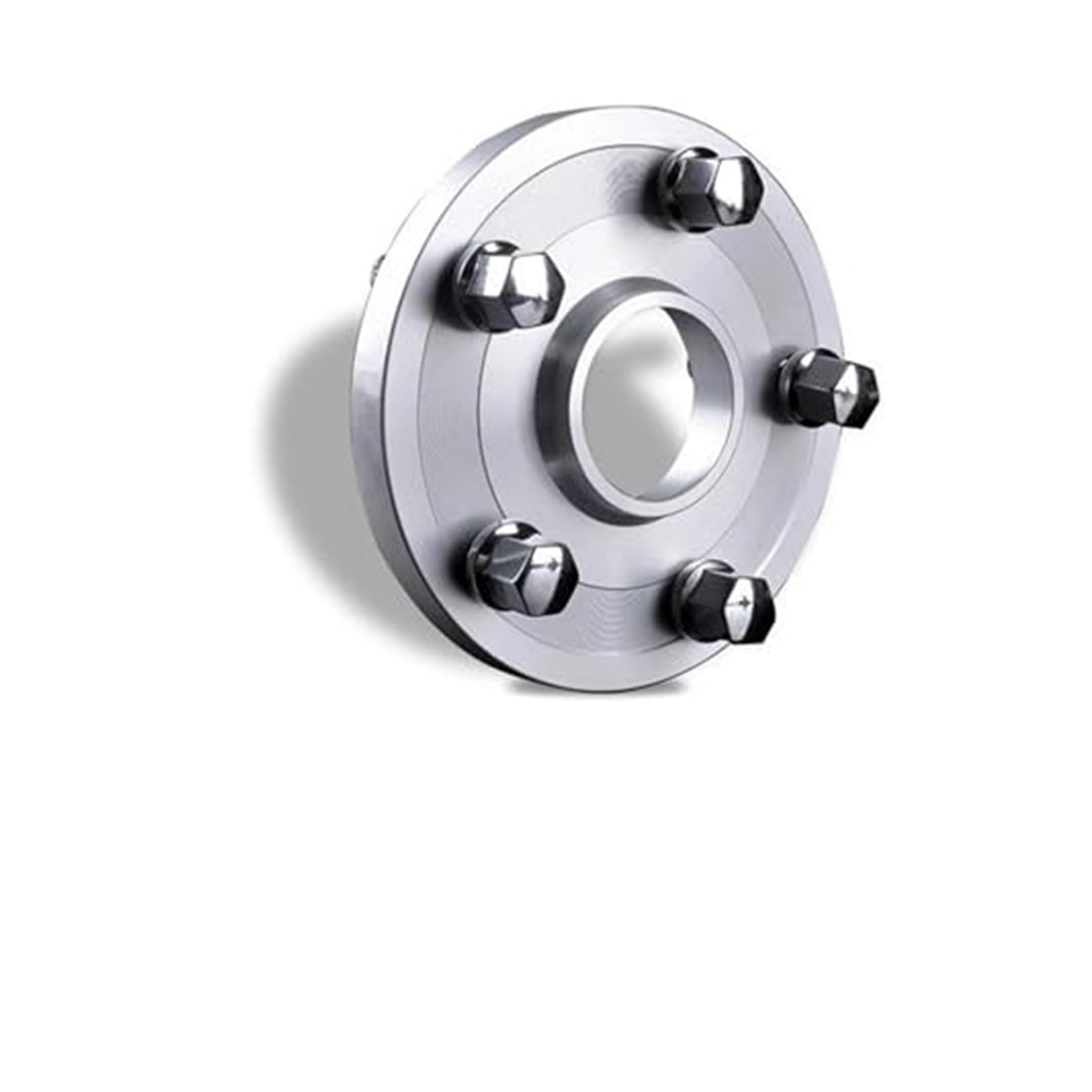 PCD 5x112 CB 57,1 Mm Spurverbreiterungsadapter Geschmiedetes Aluminium Auto-Radverbreiterung Naben-Radverbreiterungen 1 Stück Adapteränderung Auto Distanzscheiben(1PC 15mm silver A) von GTDTKGANAK