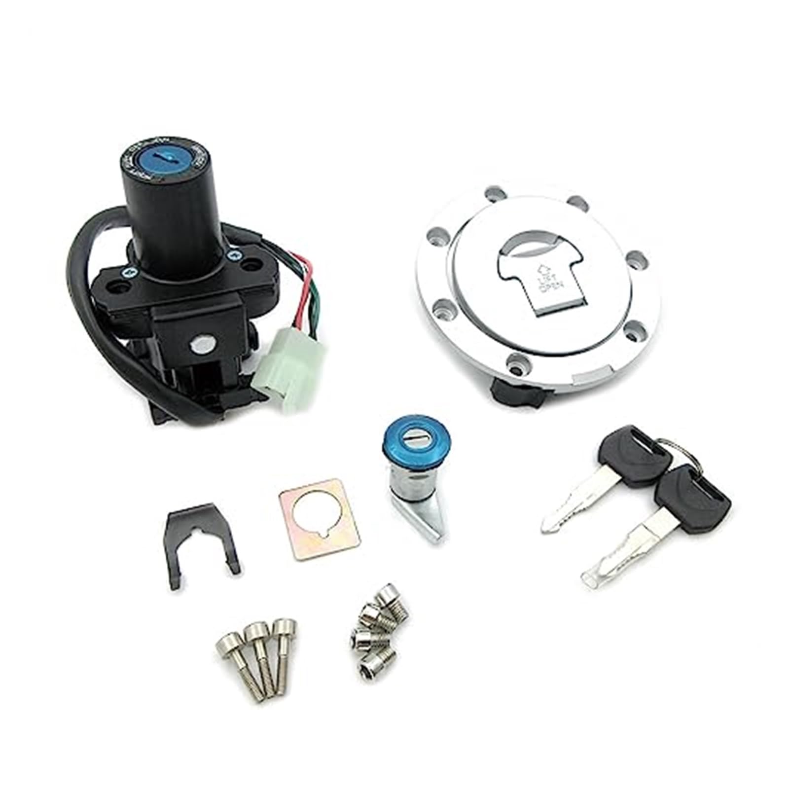 for CBF 500 600 1000 for Hornet 900 CB900 CB919 2002-2007 Motorcycle Ignition Switch Locks Petrol Tank Cover Set Motorcycle Ignition Key CDI Zündspule for CBF 500 600 1000 for Hornet 900 CB900 CB919 2002-2007 Motorcycle Ignition Switch Locks Petrol Tank Cover Set Motorcycle Ignition Key CDI Zündspule von GTDTKGANAK