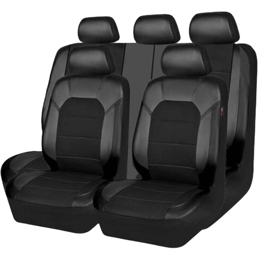 GTFRFD Auto Schonbezüge für VW Caddy Maxi 2015-2023 2024, Universelle Passform, Leder, Schwarz, Auto, Sitzbezug GTFRFD Auto Schonbezüge für VW Caddy Maxi 2015-2023 2024, Universelle Passform, Leder, Schwarz, Auto, Sitzbezug von GTFRFD