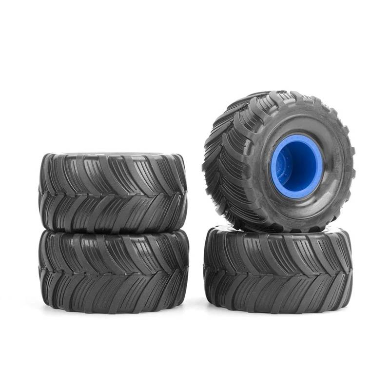 GTFRUQAS Für LMT Für LOSI Für LT18096 1/18 Reifen RC for Modell Fernbedienung Auto Modifikation Upgrade 4 Stück Reifen RC Autoreifen von GTFRUQAS