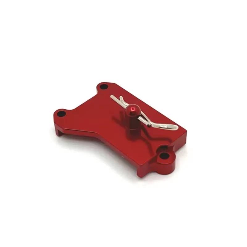 GTFRUQAS Für SCY 16101 16102 16103 16104 16106 16201 1/16 RC Auto Upgrade Teile Zubehör Metall Servo Halterung Batterie Platte Halter RC Ersatzteile(Red) von GTFRUQAS