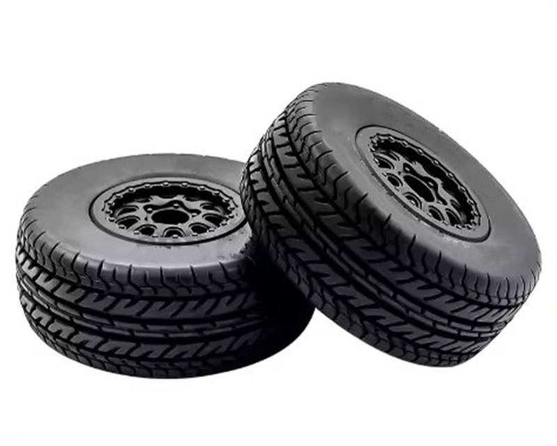 GTFRUQAS Für Slash Für Arrma Für Senton Für HuanQi 727 Für Vkar 10sc Rc Auto 4 Stücke 112mm 1/10 Short Course Truck Reifen Reifen Rad Mit 12mm Hex RC Autoreifen(A) von GTFRUQAS