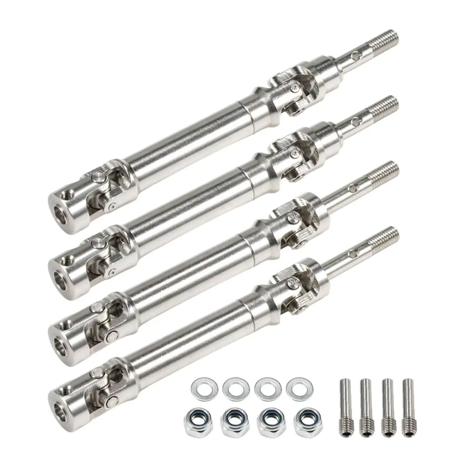 GTFRUQAS Für Slash Für Rustler 1/10 Bearbeitete Edelstahl-Antriebswelle Vorne Hinten Aus Stahl Für Kreuzgelenk-Antriebswelle RC-Truck-Upgrade-Teile RC Autozubehör GTFRUQAS Für Slash Für Rustler 1/10 Bearbeitete Edelstahl-Antriebswelle Vorne Hinten Aus Stahl Für Kreuzgelenk-Antriebswelle RC-Truck-Upgrade-Teile RC Autozubehör von GTFRUQAS