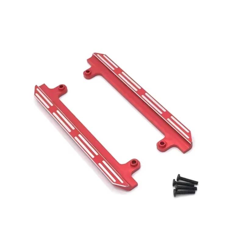 GTFRUQAS Für Suzuki Für Jimny 1/16 Rc Crawler Autoteile Metallseitenpedalschieber Upgrade Zubehör Gelb Rot Schwarz RC Ersatzteile(Red) von GTFRUQAS