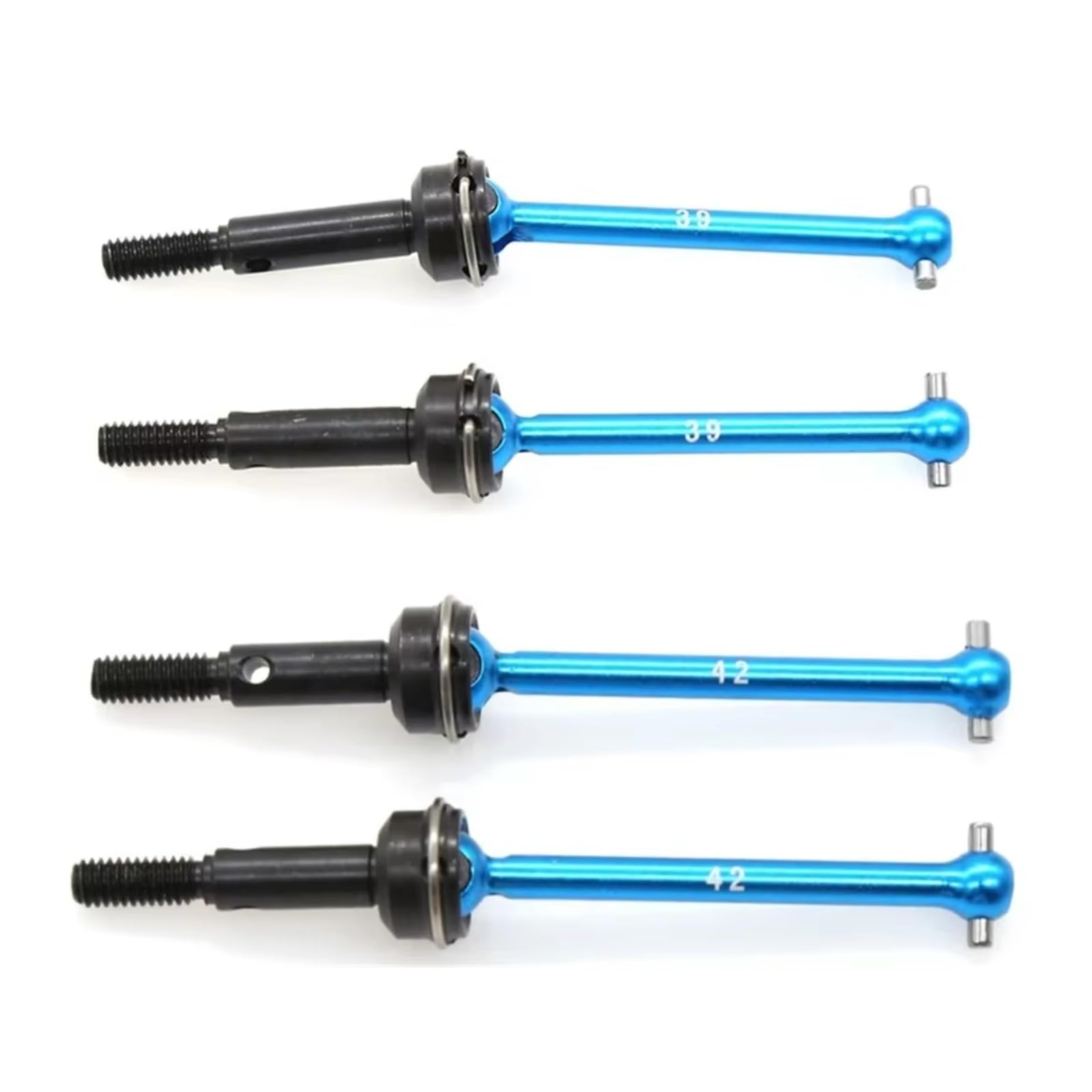 GTFRUQAS Für Tamiya XV-01 TC-01 1/10 Vordere Und Hintere Antriebswelle CVD 54515 54516 42mm 39mm RC Auto Upgrade Zubehör Teile Ersetzen RC Autozubehör(Rear and Front) von GTFRUQAS