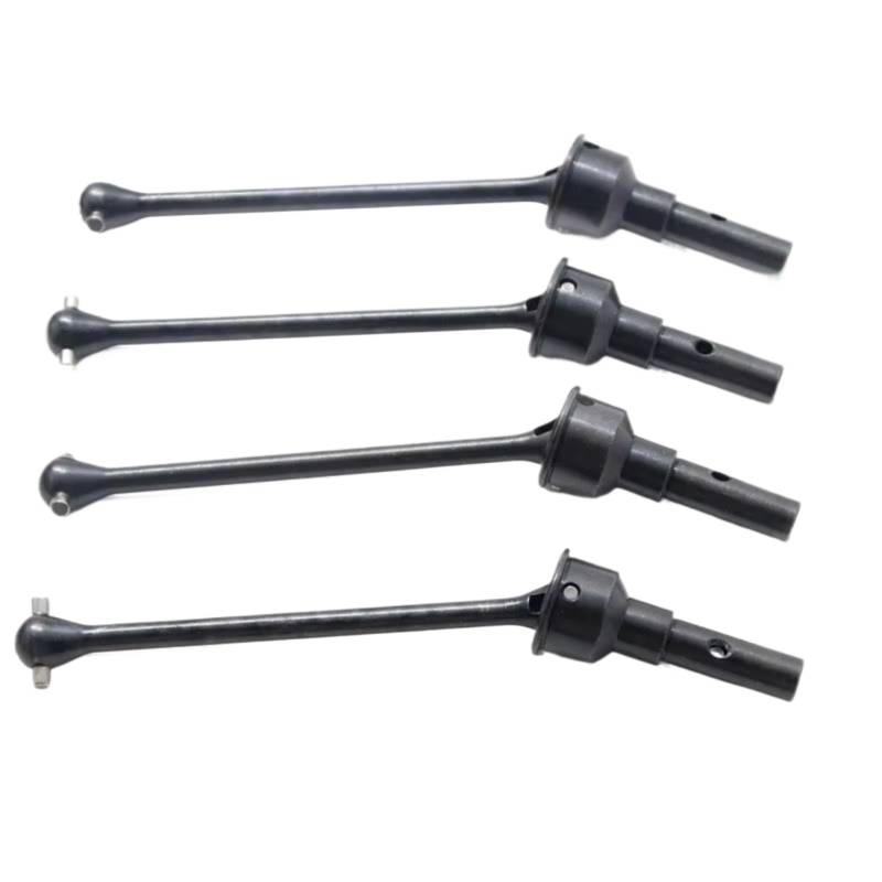 GTFRUQAS Für Traxxas Für MAXX 1/10 4Pcs 8950X Stahl Vordere Und Hintere Antriebswelle CVD Mit Wellenbecher RC Auto Upgrades Teile RC Autozubehör von GTFRUQAS