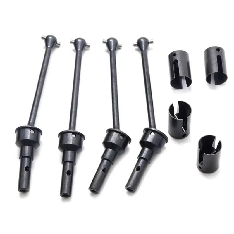 GTFRUQAS Für Traxxas Für Maxx Für Widemaxx 1/10 Stahl Vorne Und Hinten Erweiterte Antriebswelle CVD Mit Welle Tasse RC Auto Upgrades Teile RC Autozubehör von GTFRUQAS