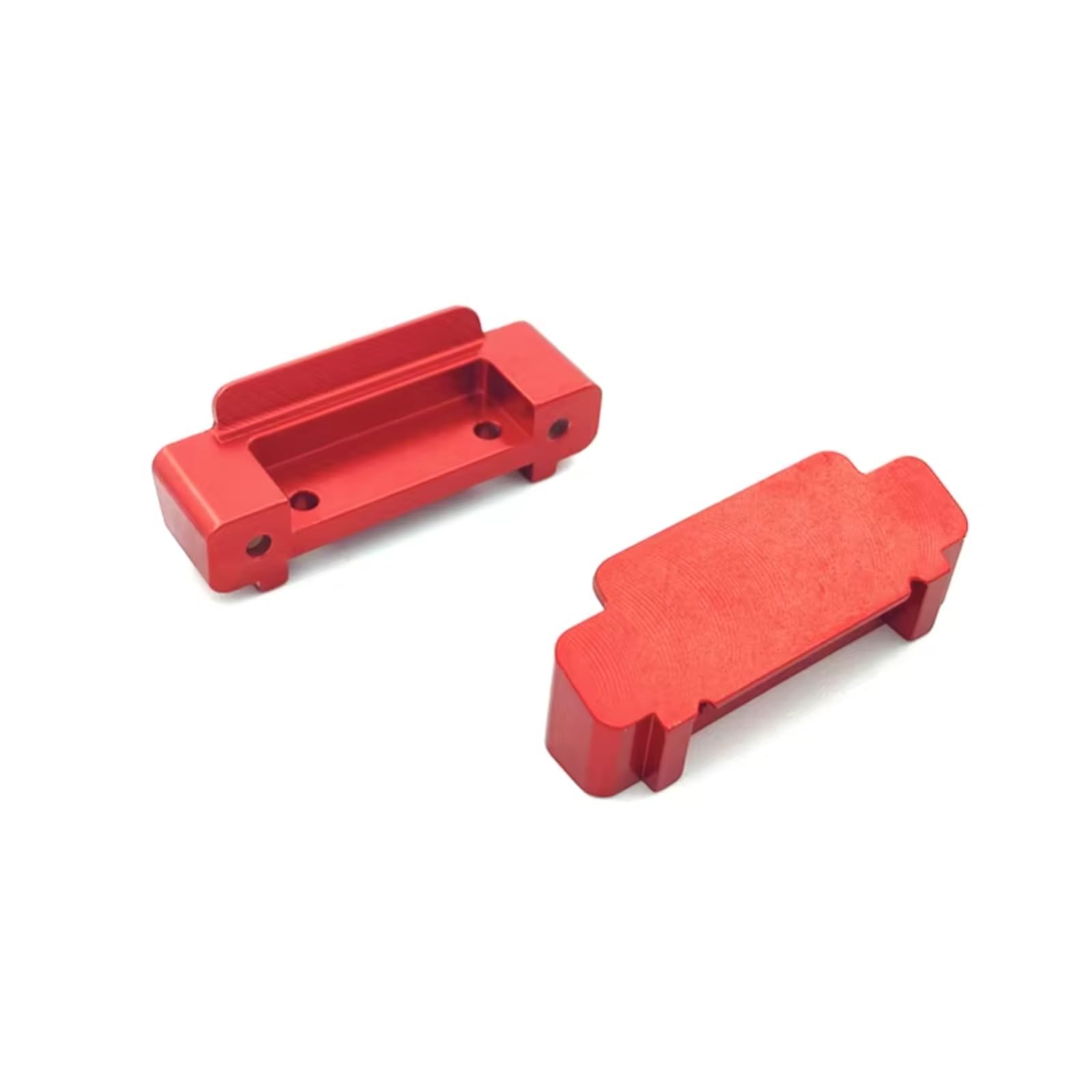 GTFRUQAS Für Wltoys A959-B A969-B A979-B 1/18 Maßstab 2-teiliges Set Vorder- Und Hinterstoßstangen Fernbedienung Auto Upgrade Ersatz Ersatzteile RC Autozubehör(Red) von GTFRUQAS