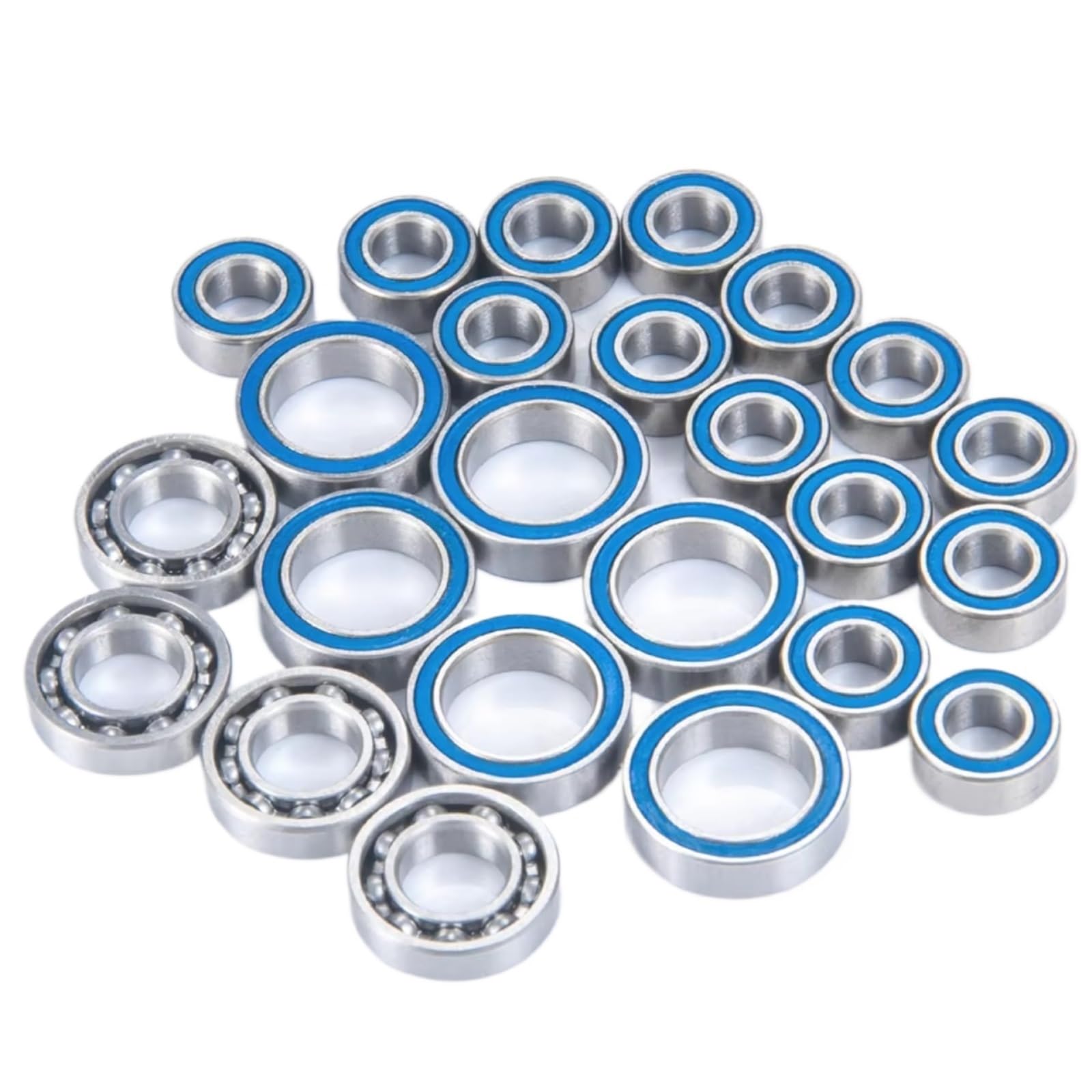 GTFRUQAS Lager FüR Rc Autos Für Element RC Für Enduro Für Sendero 1/10 24-teilige Radnabenachse Blauer Gummidichtungslagersatz RC Auto-LKW-Modellteile GTFRUQAS Lager FüR Rc Autos Für Element RC Für Enduro Für Sendero 1/10 24-teilige Radnabenachse Blauer Gummidichtungslagersatz RC Auto-LKW-Modellteile von GTFRUQAS