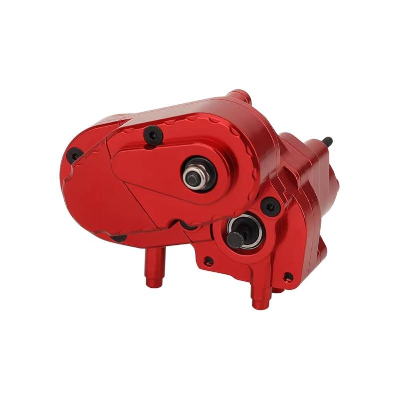 GTFRUQAS RC Autozubehö Für Axial Für SCX10 II AXI03004 Für Capra 1.9 Für UTB 1/10 CNC-Getriebe Dig-Getriebebox Dig-Getriebe RC Crawler Upgrade-Teile(Red) von GTFRUQAS