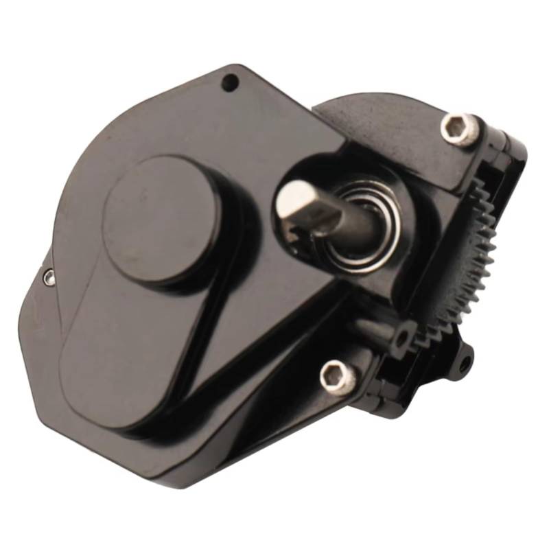 GTFRUQAS RC Autozubehö Für Axial Für SCX24 1/24 Metall Komplette Getriebe Getriebe Zahnräder Set Getriebe Box RC Crawler Auto Upgrade Teile Zubehör(Black) von GTFRUQAS