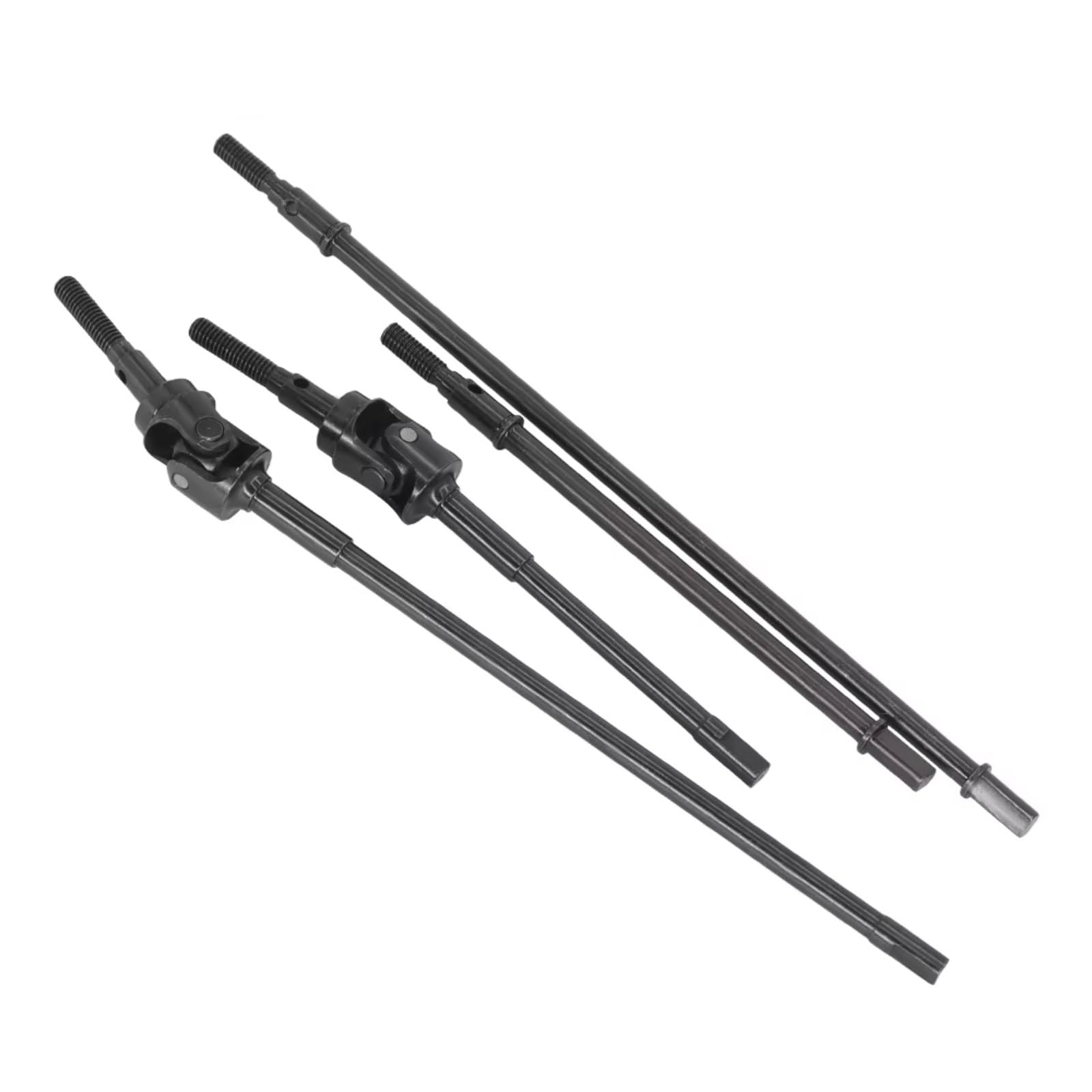 GTFRUQAS RC Autozubehö Für Axial Für Wraith 90018 90048 RR10 1/10 Hartstahl Vorderachse Hinterachse CVD Antriebswellen RC Crawler Auto Upgrade Teile Zubehör(1 Set) von GTFRUQAS