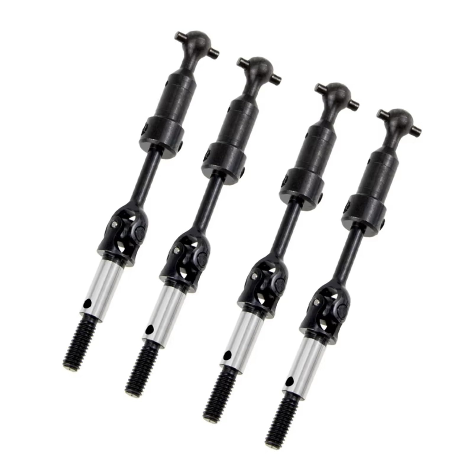 GTFRUQAS RC Autozubehö Für HSP 94123 94103 1/10 Für Universal Dogbone Einstellbare CVD Stahl Antriebswelle 102015-A 75-85mm 102016-A 110-120mm RC Modell Auto Teile(75-85mm 4pcs) von GTFRUQAS