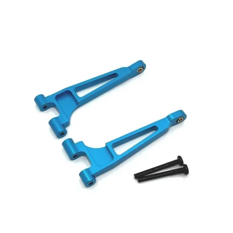GTFRUQAS RC Autozubehö Für MJX 14209 14210 1/14 Aluminiumlegierung Hinten Oben Für Schwinge RC Autos RC Truck Verbesserte Teile Modifikation Zubehör(Blue) von GTFRUQAS