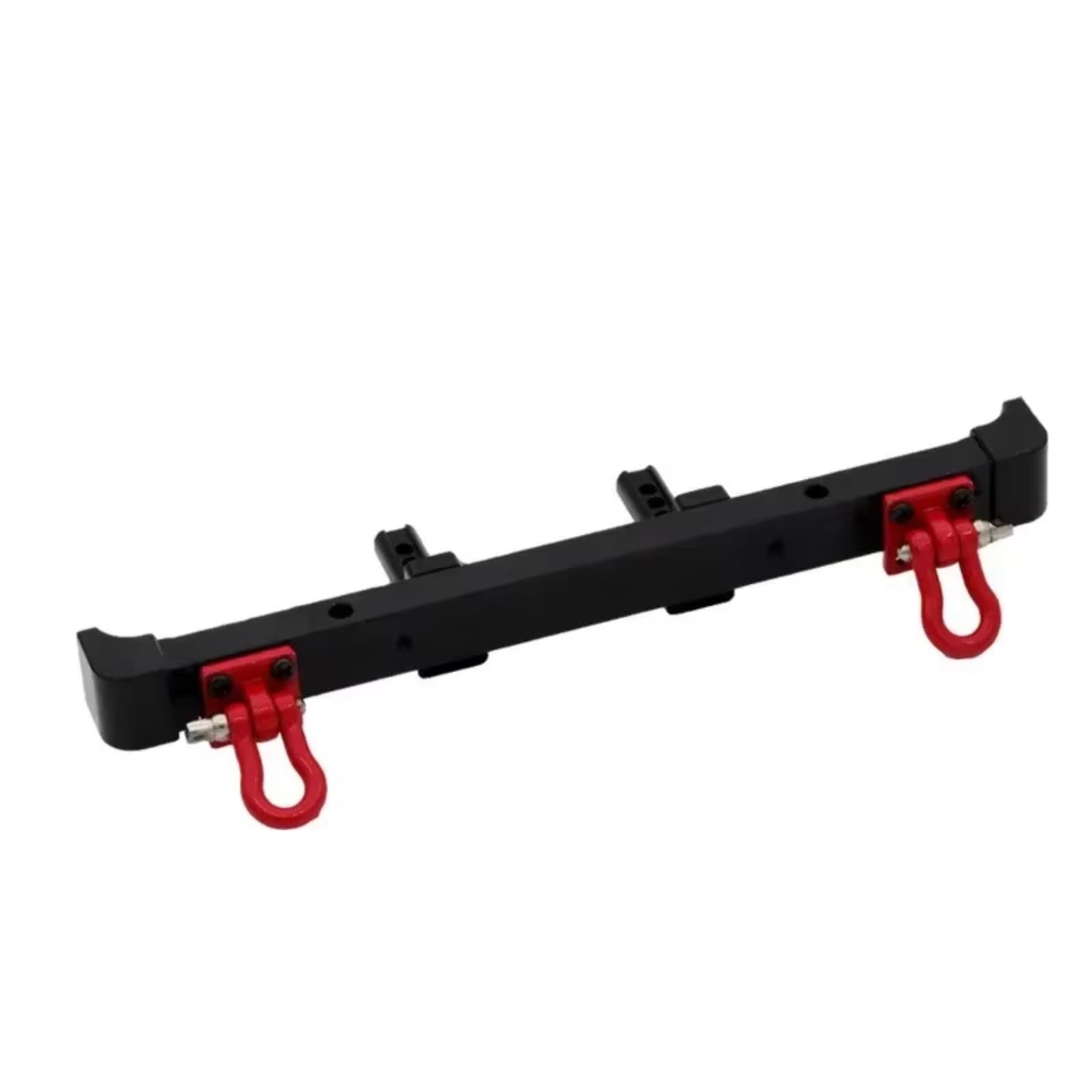 GTFRUQAS RC Autozubehö Für MN128 MN86 G500 1/12 Metall Vorderen Und Hinteren Stoßfänger Mit Abschlepphaken RC Auto Upgrade Teile Zubehör(Black,Bumper After) von GTFRUQAS