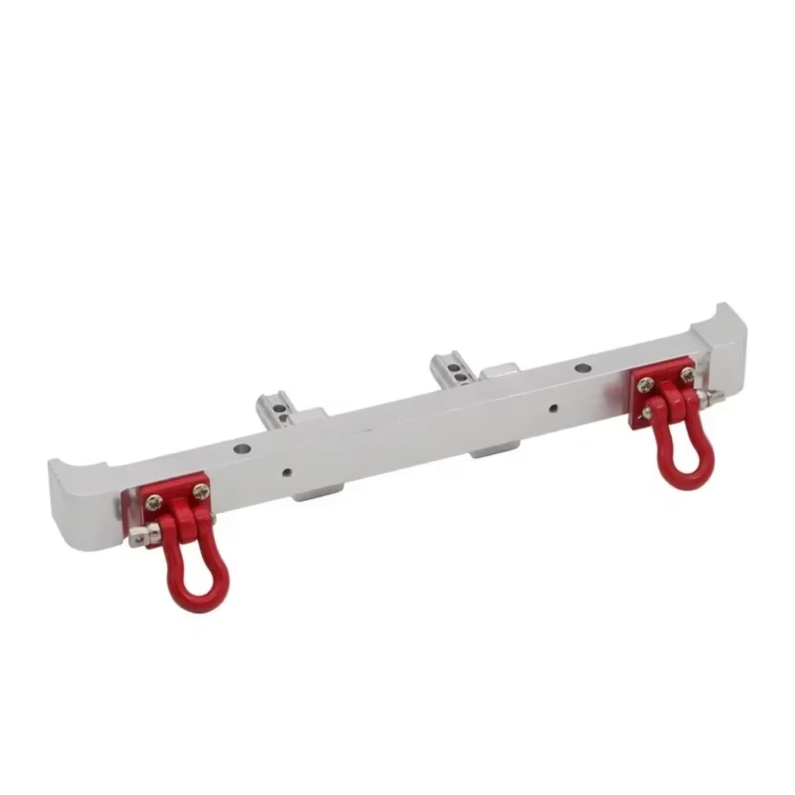 GTFRUQAS RC Autozubehö Für MN128 MN86 G500 1/12 Metall Vorderen Und Hinteren Stoßfänger Mit Abschlepphaken RC Auto Upgrade Teile Zubehör(Silver,Bumper After) von GTFRUQAS