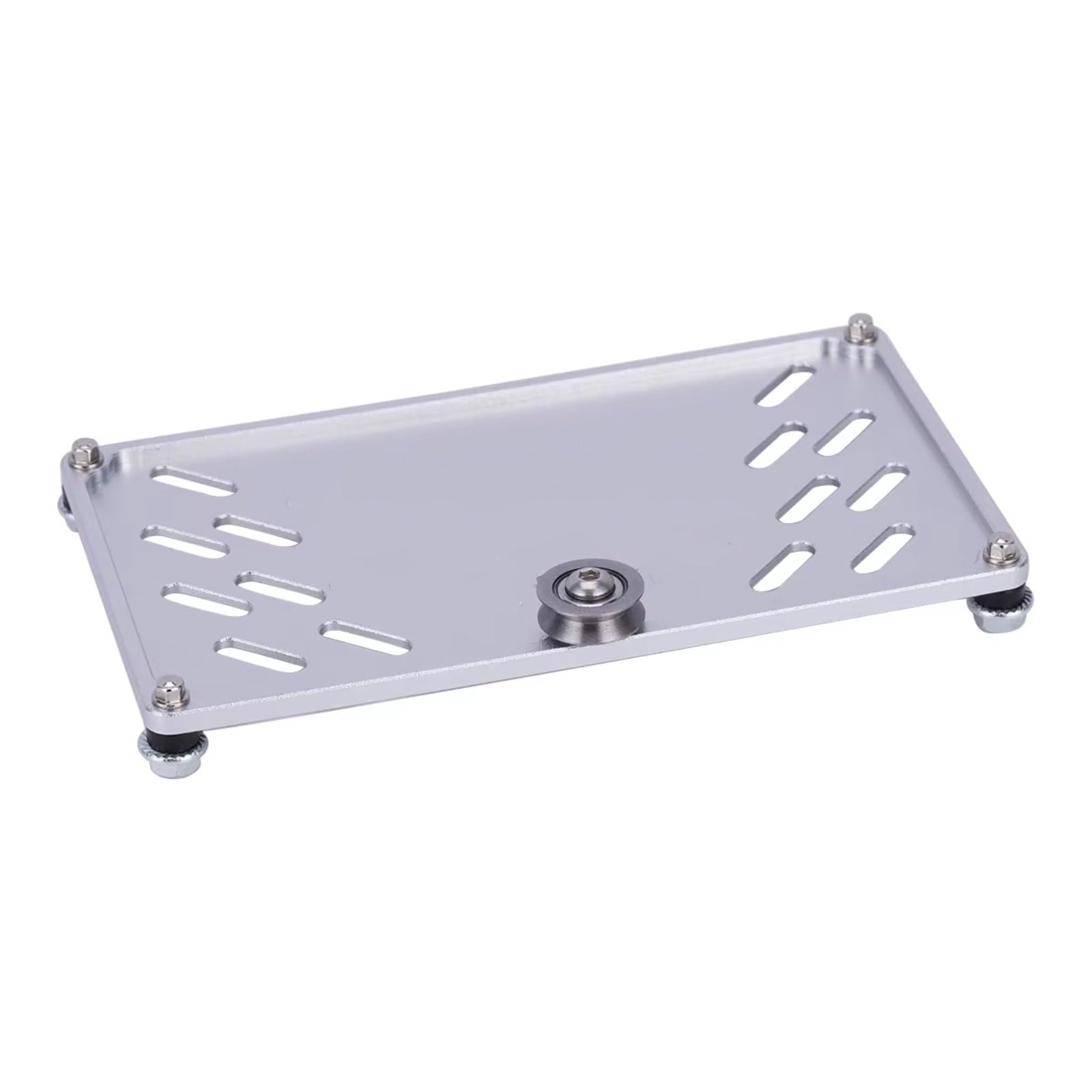 GTFRUQAS RC Autozubehö Für SCX10 Für TRX4 Für Capra FJ40 1/8 1/10 Aluminium Dachgepäckträger Mit Riemenscheibenlagerwaage RC Auto Auto Shell Dekoration Gehäusezubehör(Silver,B) von GTFRUQAS