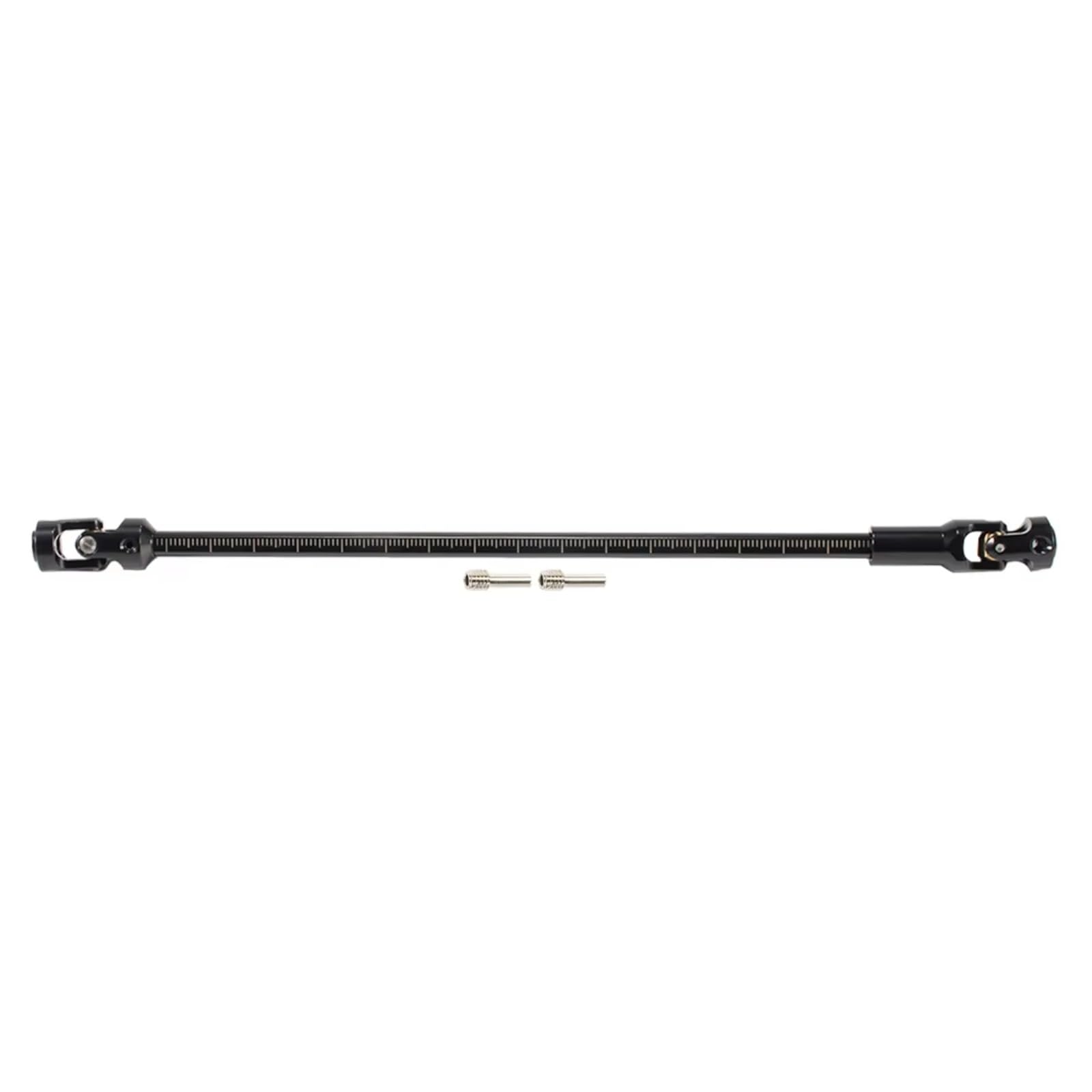 GTFRUQAS RC Autozubehö Für Sportys Shafty Für Capra Für SCX10 1/10 68-229mm Stahl Auf Länge Geschnitten Antriebswelle U Joint Antriebswelle RC Crawler Rigs Für LCG Für Chassis DIY(Black,1PCS) von GTFRUQAS
