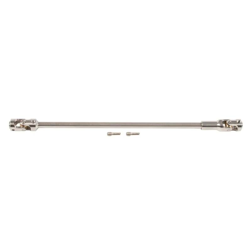 GTFRUQAS RC Autozubehö Für Sportys Shafty Für Capra Für SCX10 1/10 68-229mm Stahl Auf Länge Geschnitten Antriebswelle U Joint Antriebswelle RC Crawler Rigs Für LCG Für Chassis DIY(Silver,1PCS) von GTFRUQAS