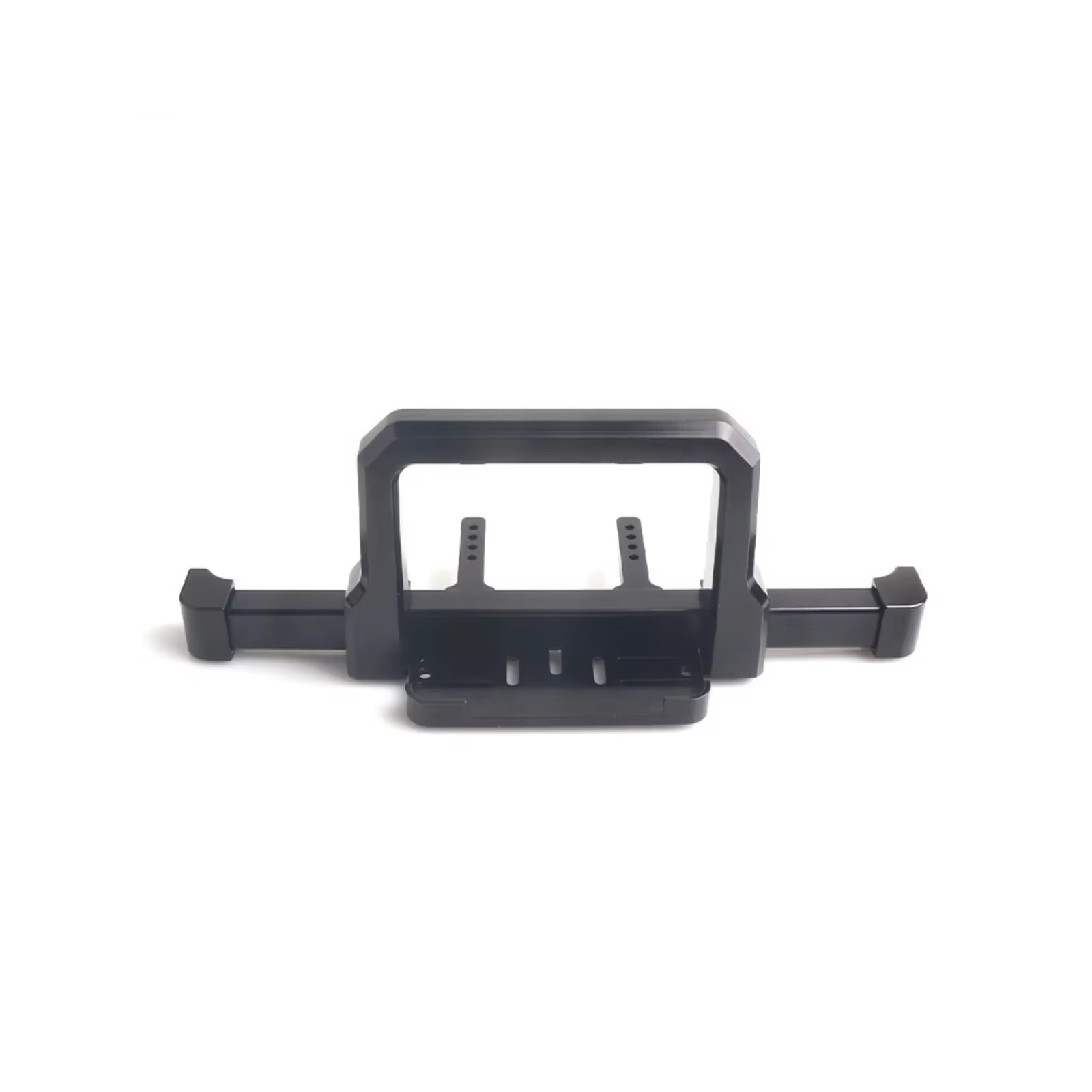 GTFRUQAS RC Autozubehö Für TRX-4 Für Defender 82056-4 1/10 Aluminium Legierung Vorderen Und Hinteren Stoßfänger RC Crawler Auto Upgrade Teile(Black,Front) von GTFRUQAS
