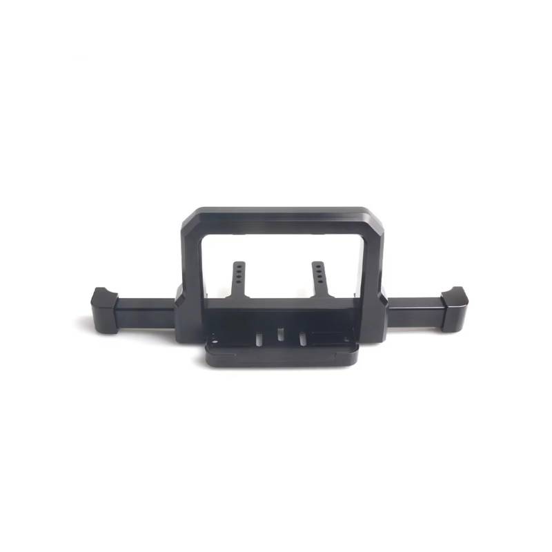 GTFRUQAS RC Autozubehö Für TRX-4 Für Defender 82056-4 1/10 Aluminium Legierung Vorderen Und Hinteren Stoßfänger RC Crawler Auto Upgrade Teile(Black,Front) von GTFRUQAS