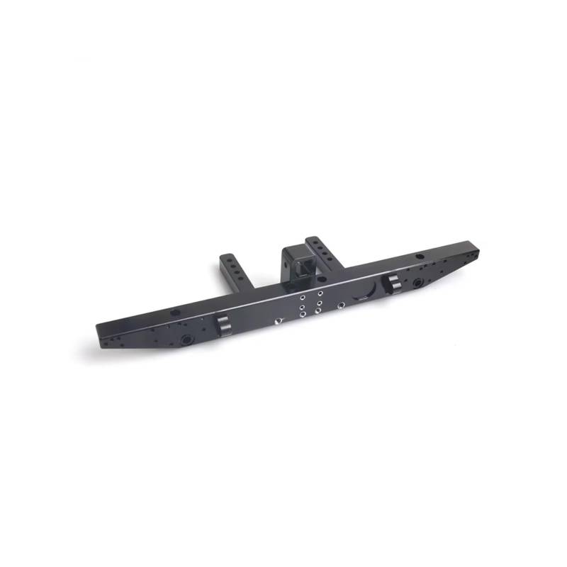 GTFRUQAS RC Autozubehö Für TRX-4 Für Defender 82056-4 1/10 Aluminium Legierung Vorderen Und Hinteren Stoßfänger RC Crawler Auto Upgrade Teile(Black,Rear) von GTFRUQAS
